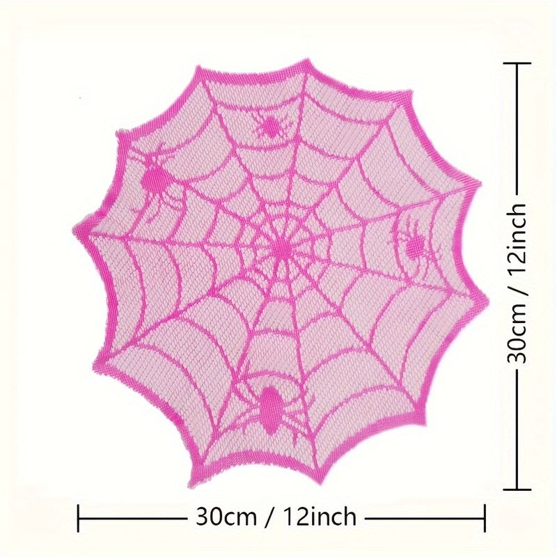 VIKAMA Rose Red Lace Spider We - đánh giá và giá Spider Web Halloween Decoration