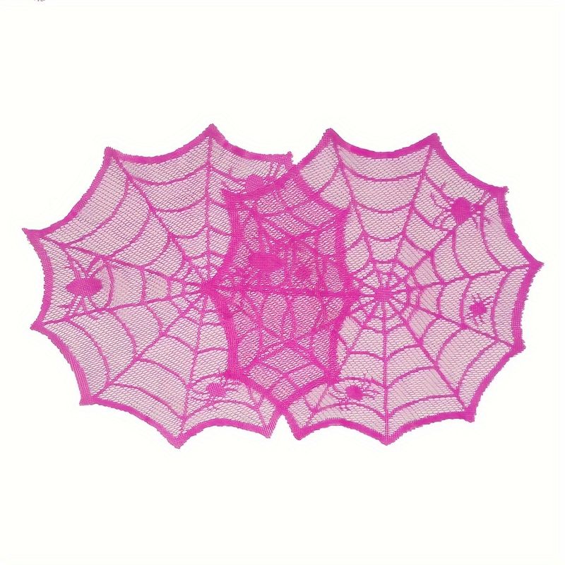 VIKAMA Rose Red Lace Spider We - đánh giá và giá Spider Web Halloween Decoration