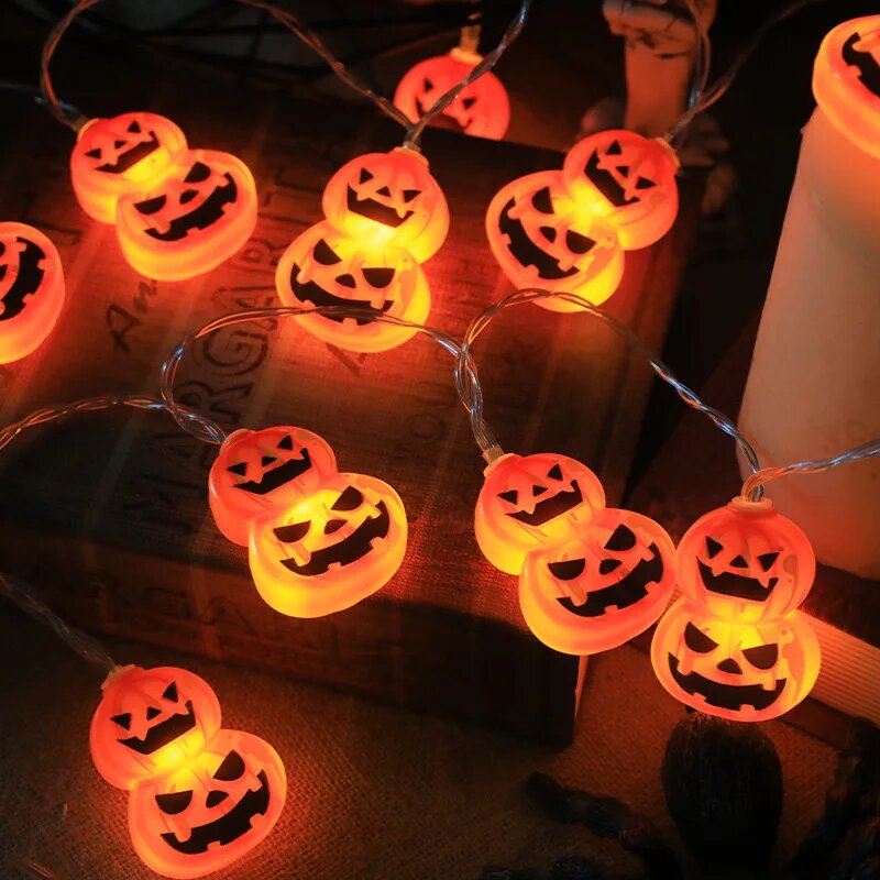 Halloween 10/20LED String Ligh - đánh giá và giá Halloween Led String Lights Orange