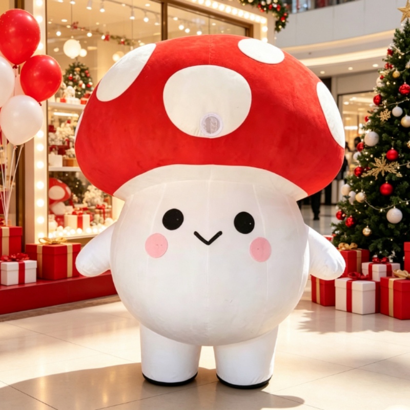 Cute Mushroom Inflatable Masco - đánh giá và giá Halloween Costume Adult