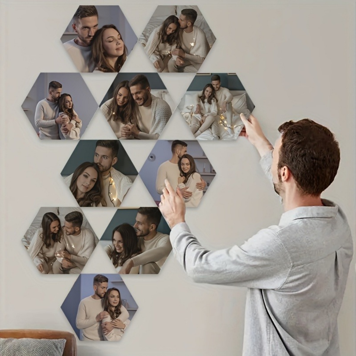 Custom Wall Decor — Modern Hex - đánh giá và giá Halloween Party Supplies