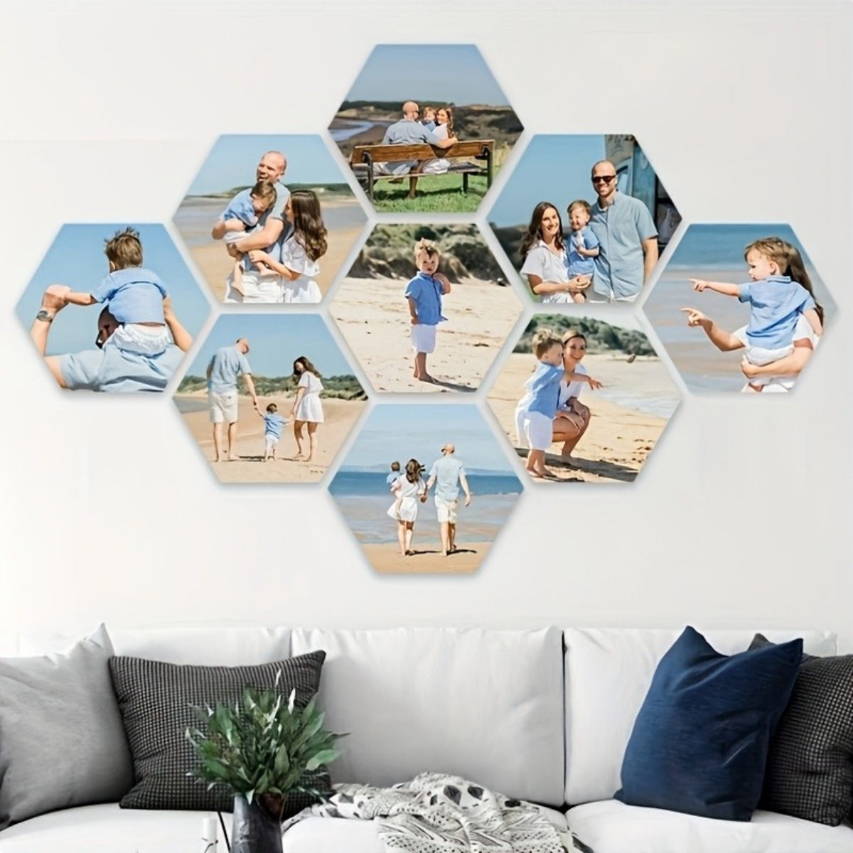 Custom Wall Decor — Modern Hex - đánh giá và giá Halloween Party Supplies