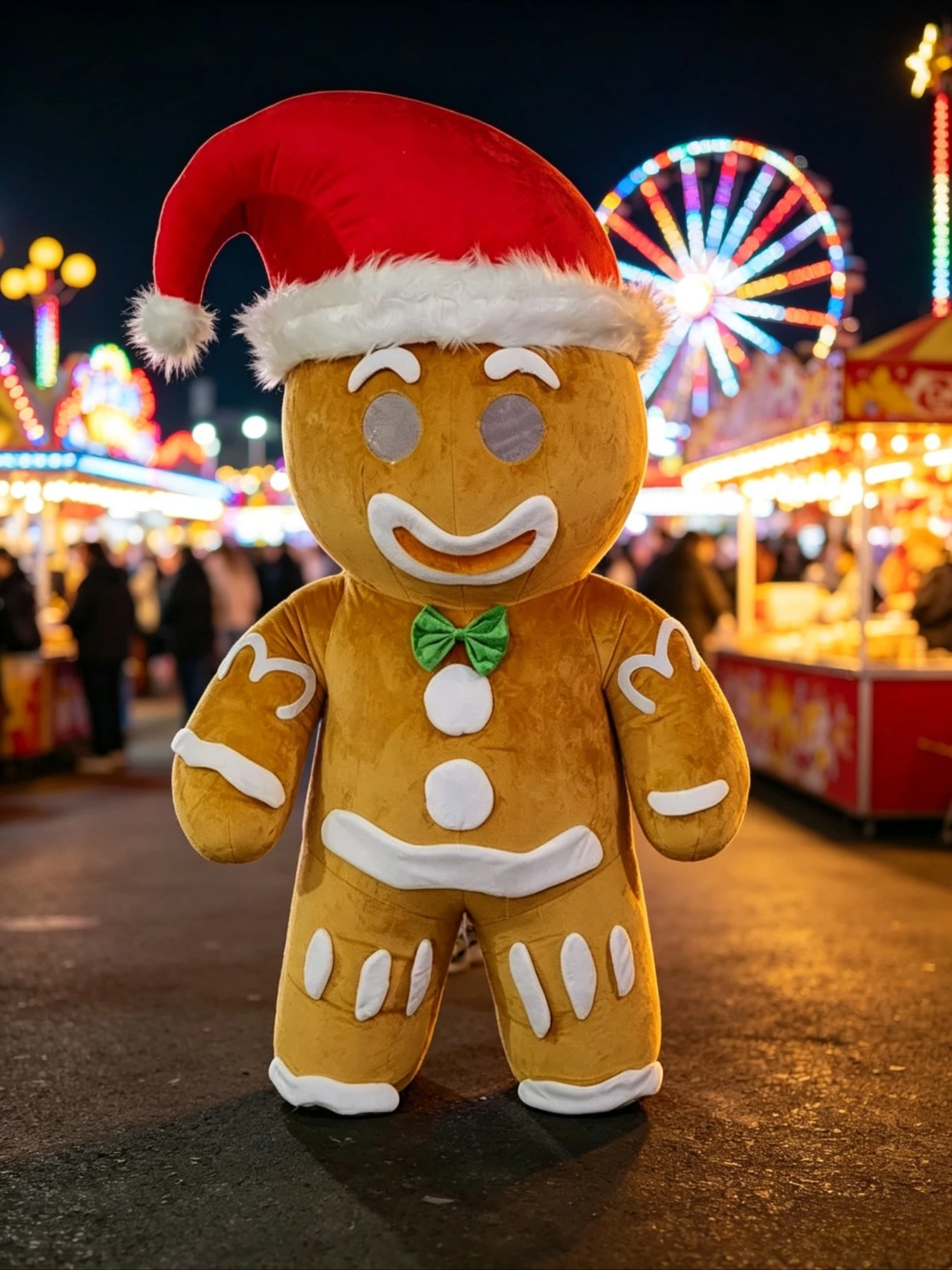 Inflatable Gingerbread Man Cos - đánh giá và giá Halloween Costume Adult