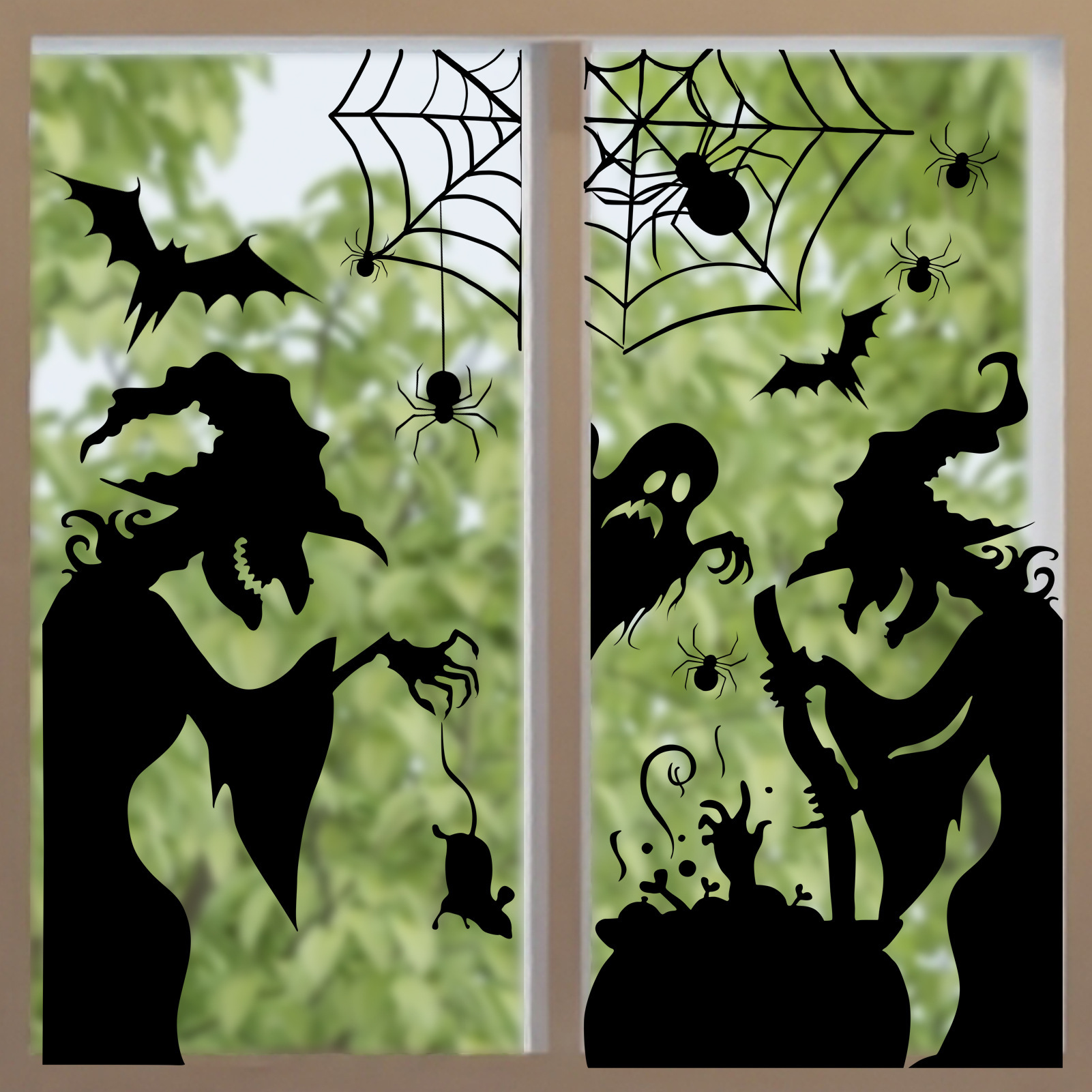 Halloween Electrostatic Window - đánh giá và giá Spider Web Halloween Decoration