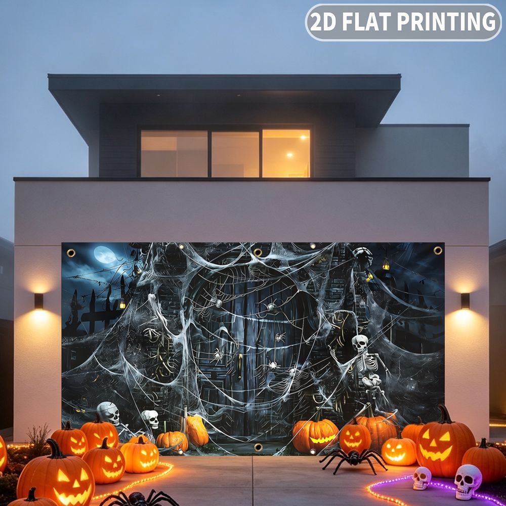 1pc 2D FLAT Halloween Party Ga - đánh giá và giá Spider Web Halloween Decoration
