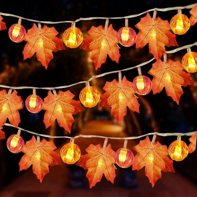 59/118in Halloween Pumpkin Map - đánh giá và giá Halloween Led String Lights Orange